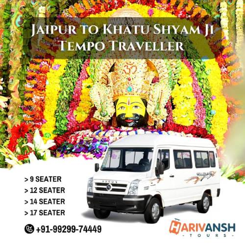 Jaipur to Khatu Shyam Ji Tempo Traveller