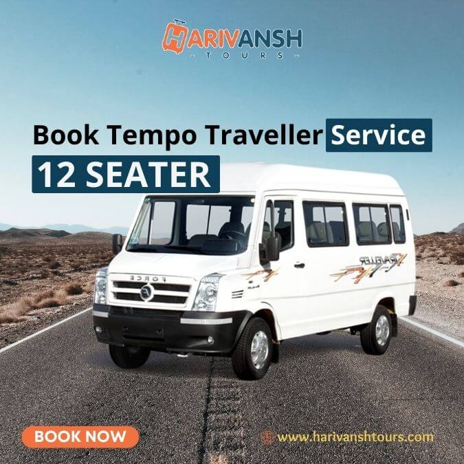 12 seater tempo traveller rental jaipur