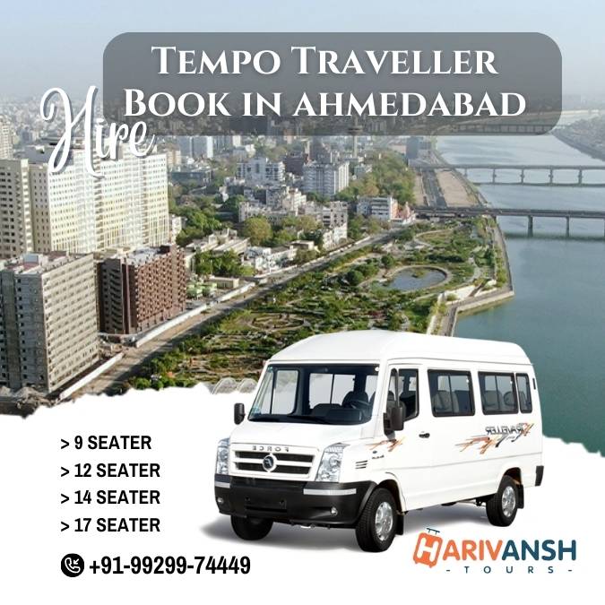 Tempo Traveller Book in ahmedabad