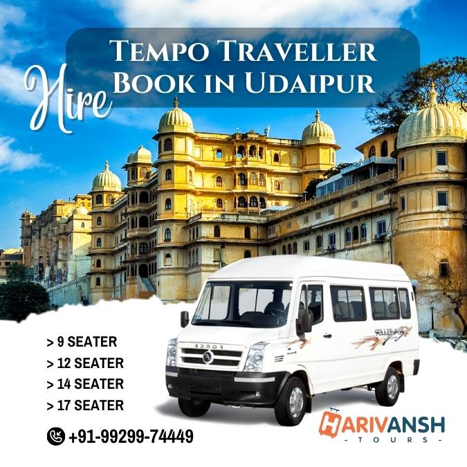 Tempo Traveller Book in udaipur